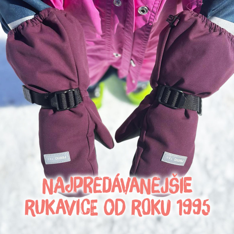 Reima lyžiarske rukavice - detské palčiaky Ote