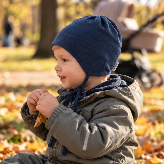 Devold Breeze Baby detská merino čiapka na jar a jeseň