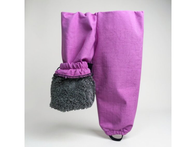 ActiveKids hrubé detské sofshellové nohavice s barančekom na zimu