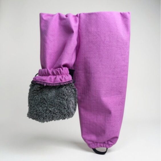 ActiveKids hrubé detské sofshellové nohavice s barančekom na zimu