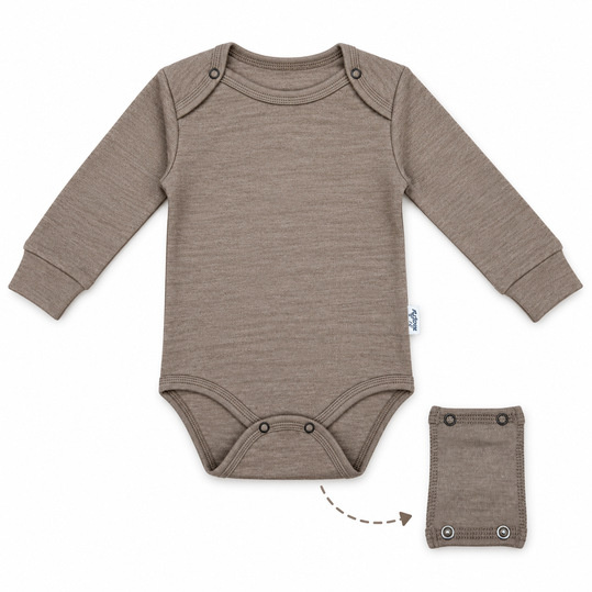 ActiveKids teplé detské merino body s dlhým rukávom