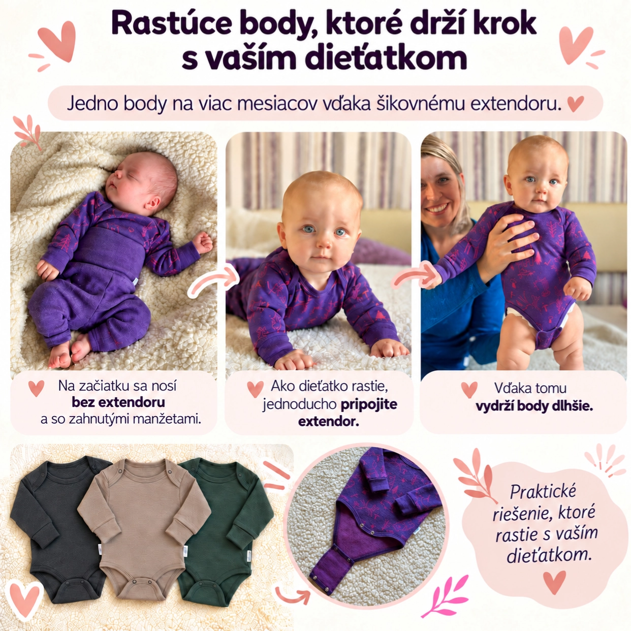 ActiveKids teplé detské merino body s dlhým rukávom