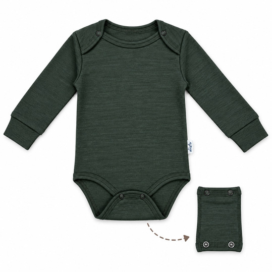 ActiveKids teplé detské merino body s dlhým rukávom