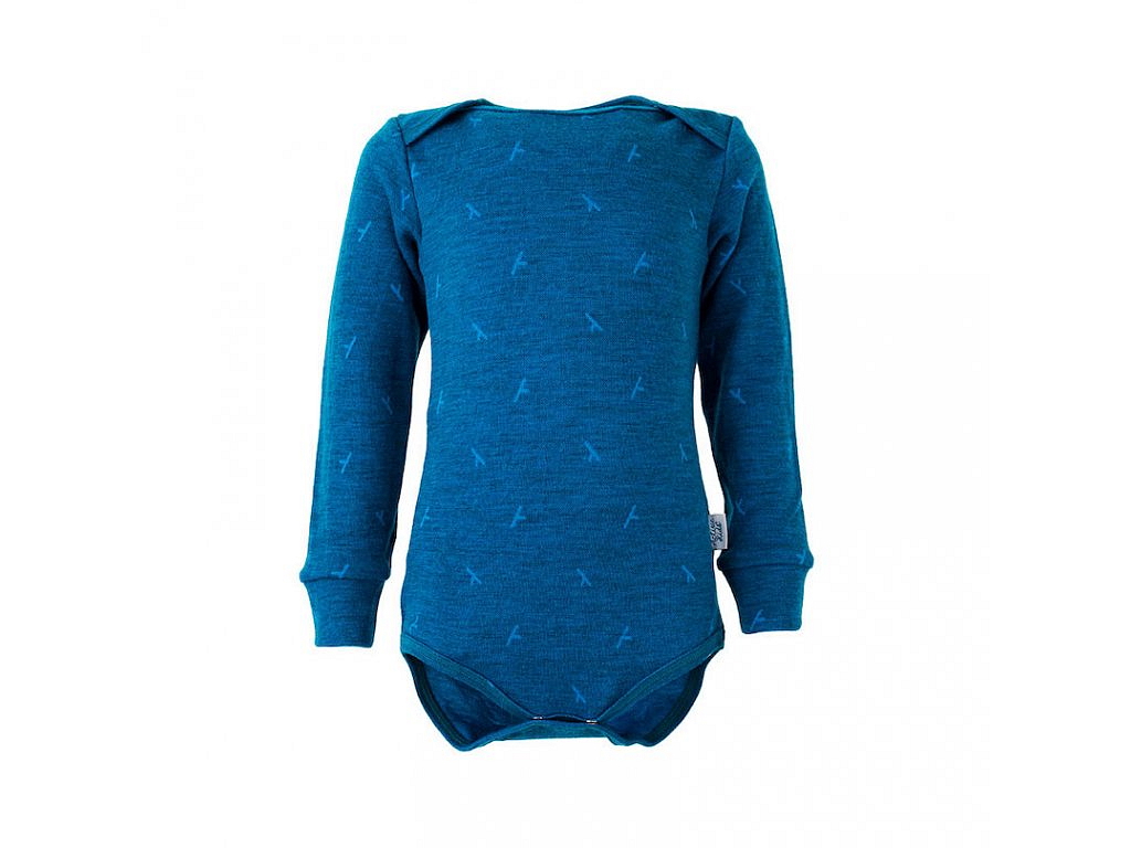 ActiveKids merino teplé detské body s dlhým rukávom Vetvičky