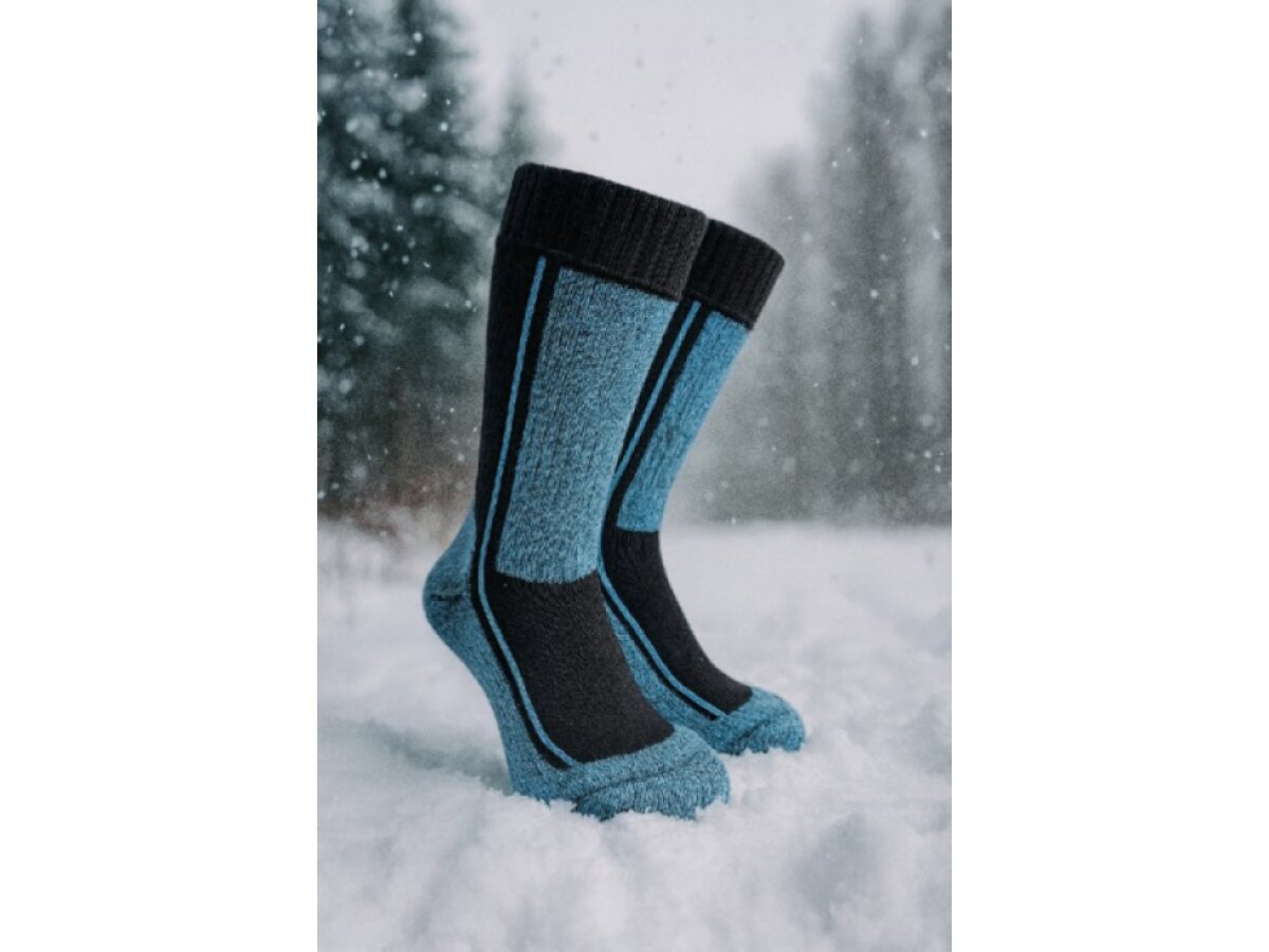 PRO-WINTER - Zimní bavlněné thermo ponožky