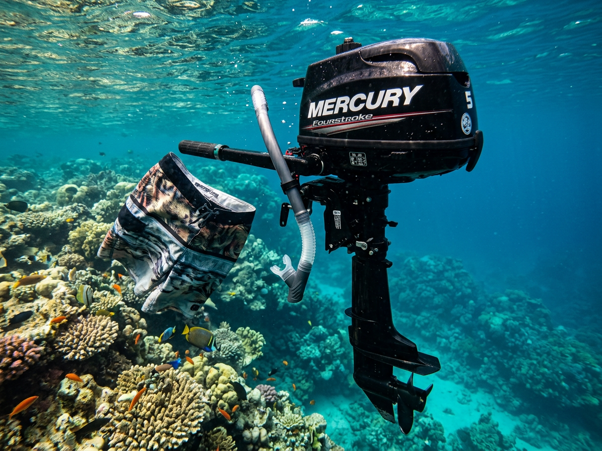 Závěsný motor Mercury 5 Hp MLH s dlouhou nohou