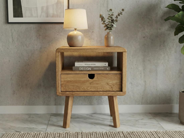 Dubový noční stolek Dubai