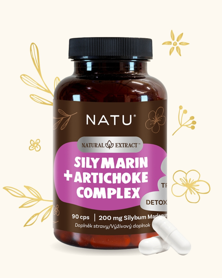 Ostropestřec extrakt (Silymarin 80 %) s artyčokem 90 kapslí