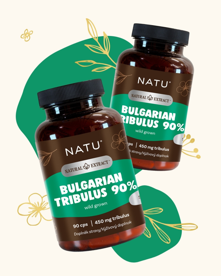 Bulharský kotvičník (Tribulus) extrakt 90 % saponinů 90 kapslí