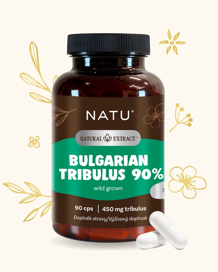 Bulharský kotvičník (Tribulus) extrakt 90 % saponinů 90 kapslí
