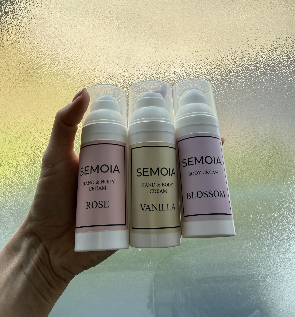TRIO - Vyživujících krémů na ruce a tělo ve třech vůních 3x50 ml