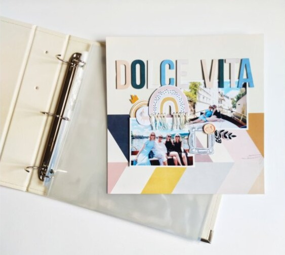 SCRAPBOOKOVÉ ALBUM 12"X12" - WE R MEMORY KEEPERS / WINE