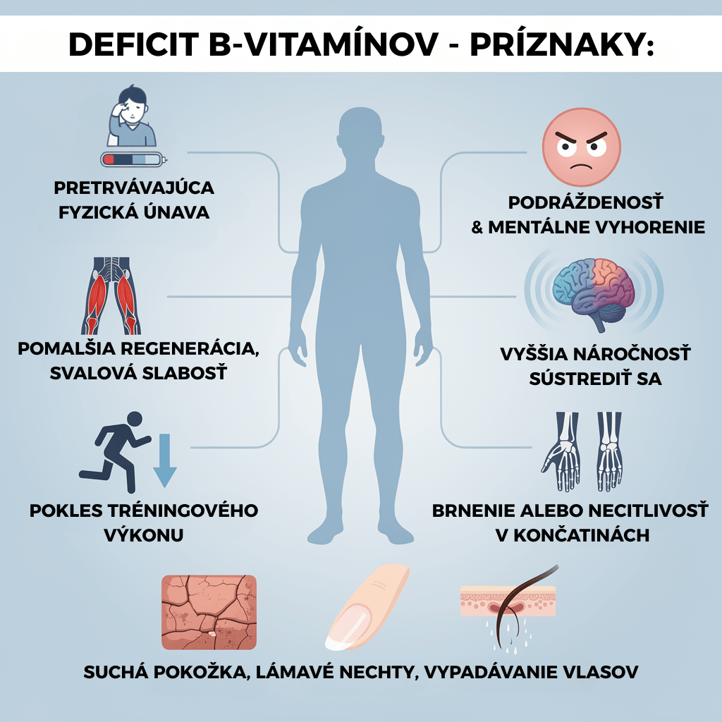 Slabnúci výkon, energia a pomalšia regenerácia? Úloha vitamínov skupiny B pri športe