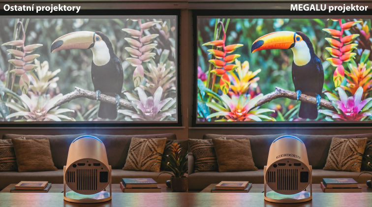 Domácí projektor MEGALU Profesionál – HD dataprojektor