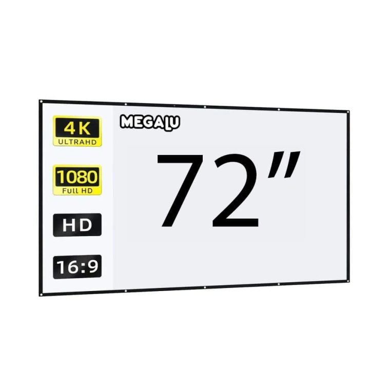 Přenosné plátno s technologií zvýšení jasu – 72 palců