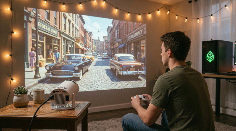 Domácí projektor MEGALU Profesionál – HD dataprojektor