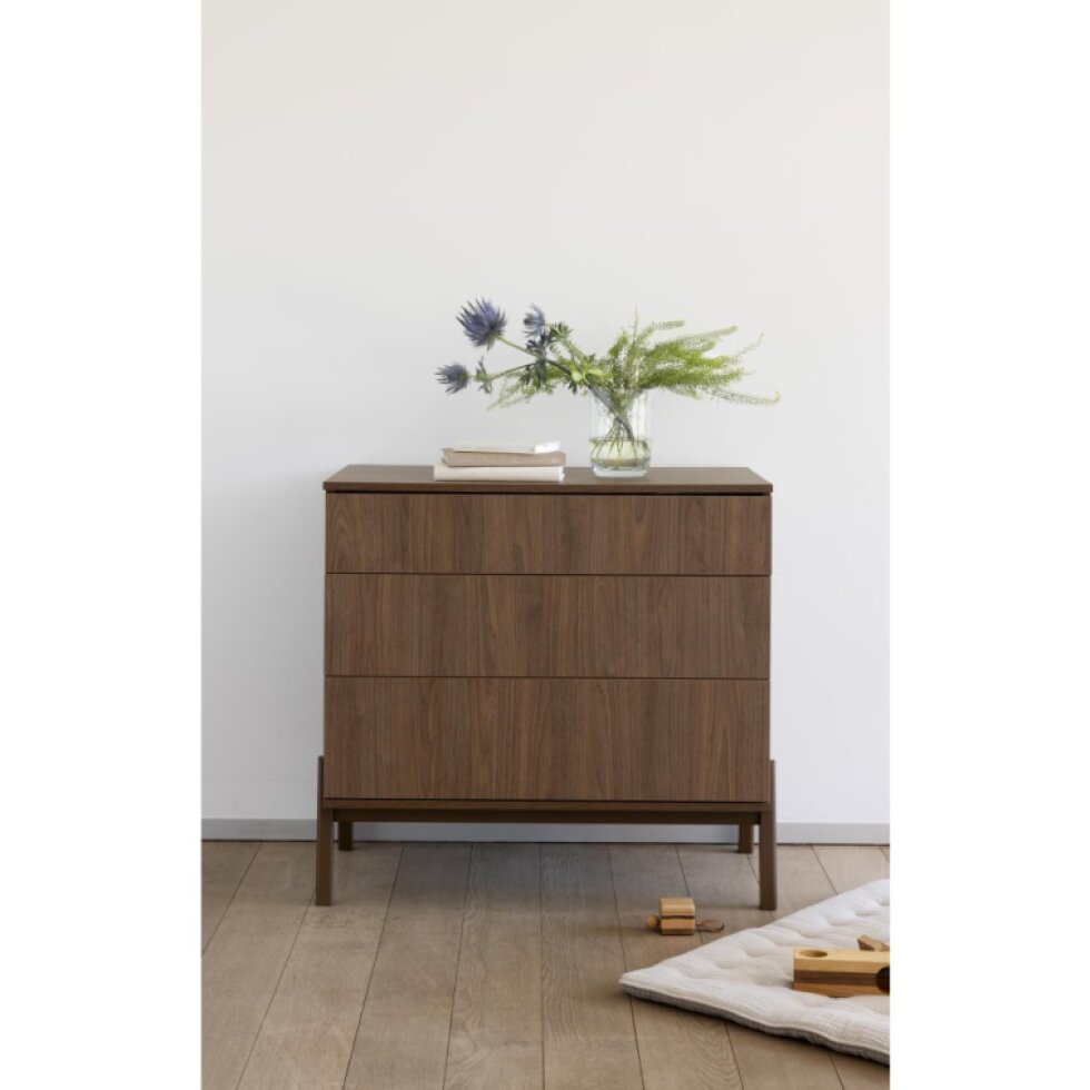 QUAX detská komoda na prebaľovanie Ashi - Chestnut