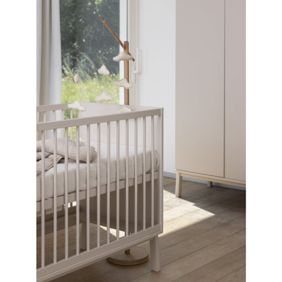 Quax trojdverová detská skriňa Ashi - Clay