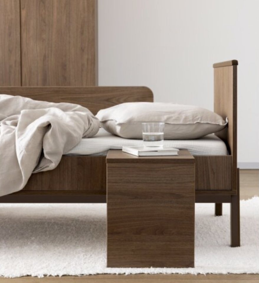 Quax trojdverová detská skriňa Ashi - Chestnut