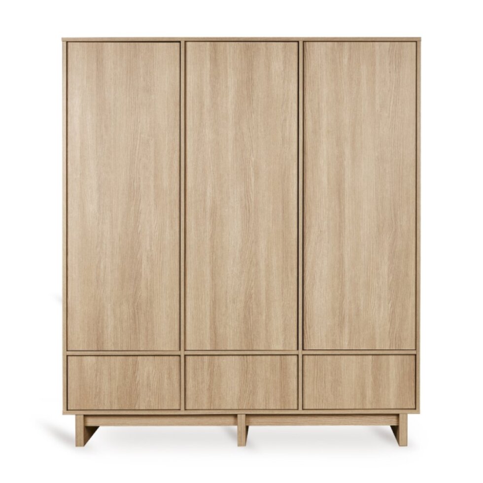 Quax trojdverová detská skriňa KYO - Honey Ash