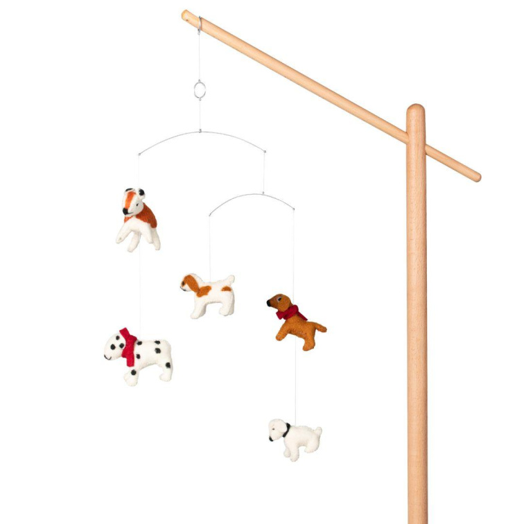 QUAX Závesné hračky pre kolotoč nad postieľku - Dogs