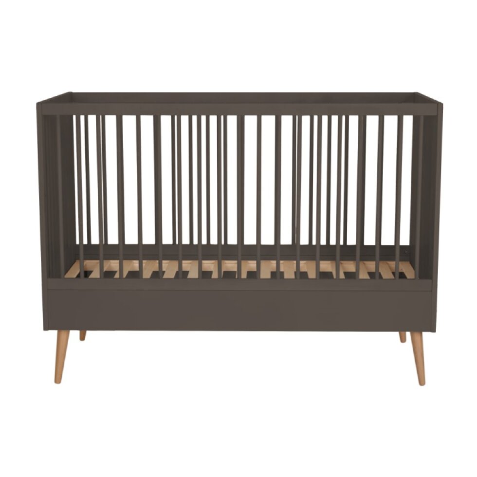 QUAX prestaviteľná detská postieľka Cocoon Moss 140x70cm (2v1)