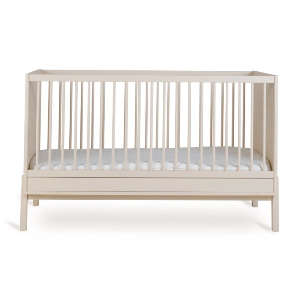 QUAX rastúca postieľka Ashi 140x70cm (2v1) - Clay