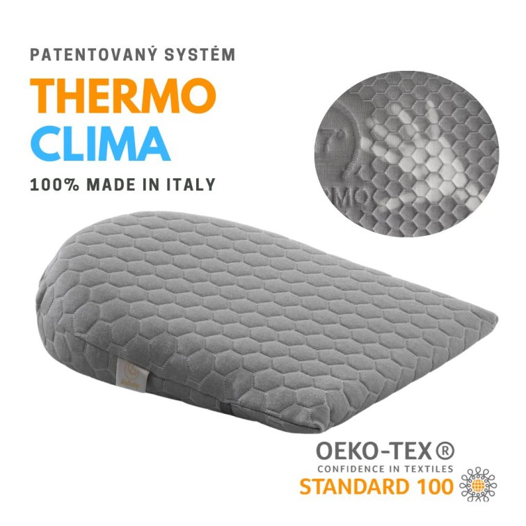 Antirefluxný detský vankúš do kočíka ThermoClima 30x33cm