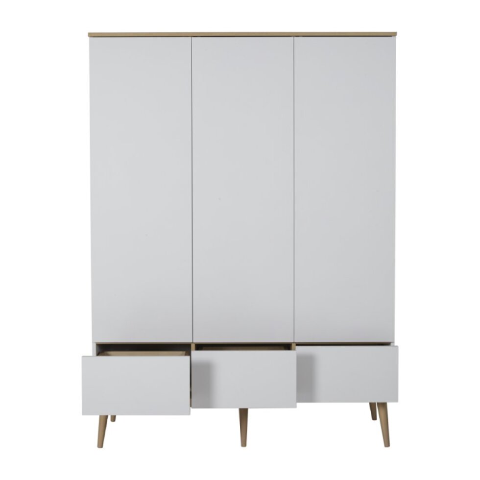 Quax trojdverová skriňa Flow White