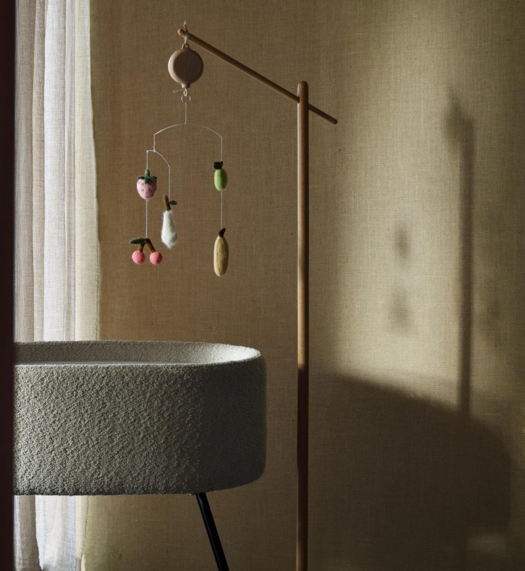 QUAX Závesné hračky pre kolotoč nad postieľku - Fruit