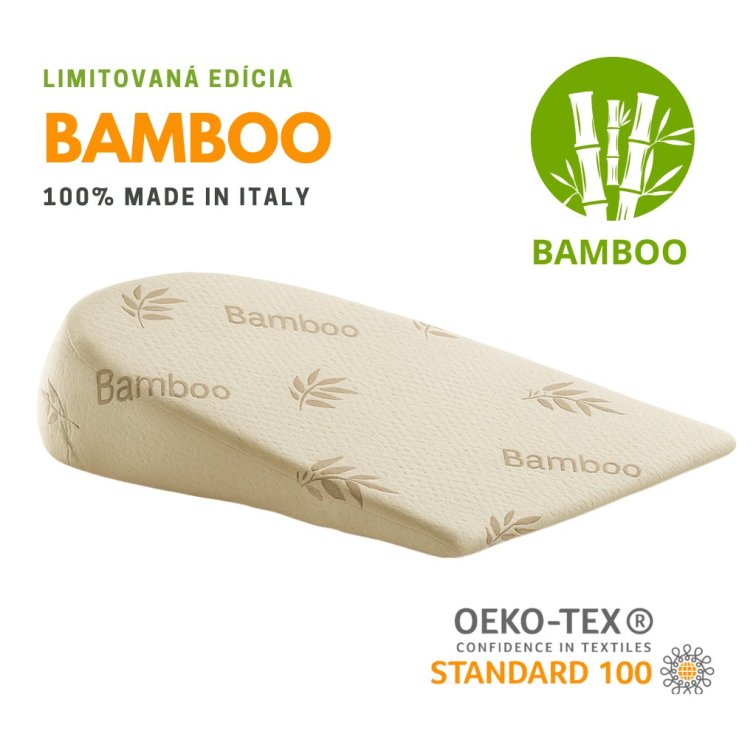 Antirefluxný detský vankúš do kočíka Bamboo - 30x33cm