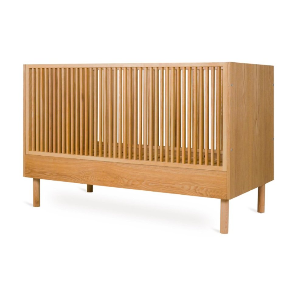 QUAX detská prestaviteľná postieľka Hai No Ki - Natural Ash 140x70 cm (3v1)