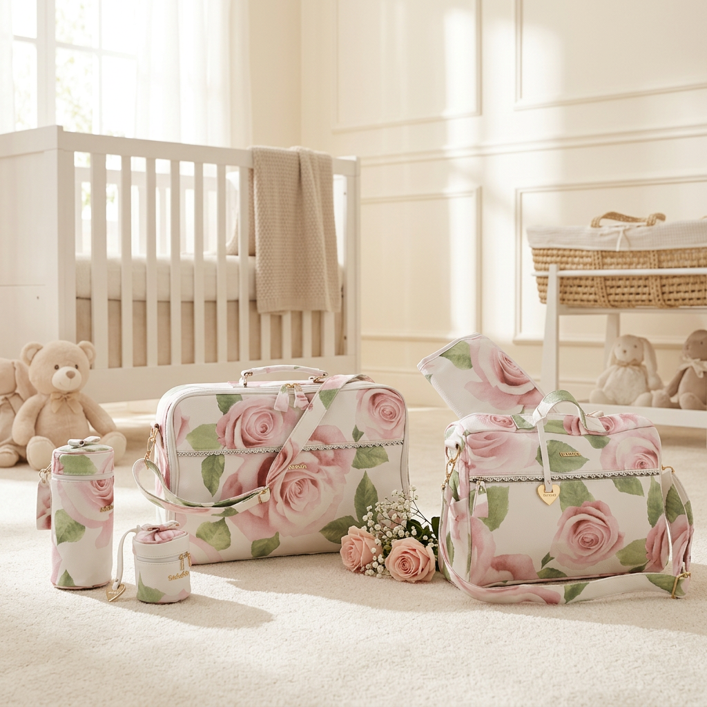 Nanán cestovní taška s kytičkami – elegantní a prostorná limitovaná edice