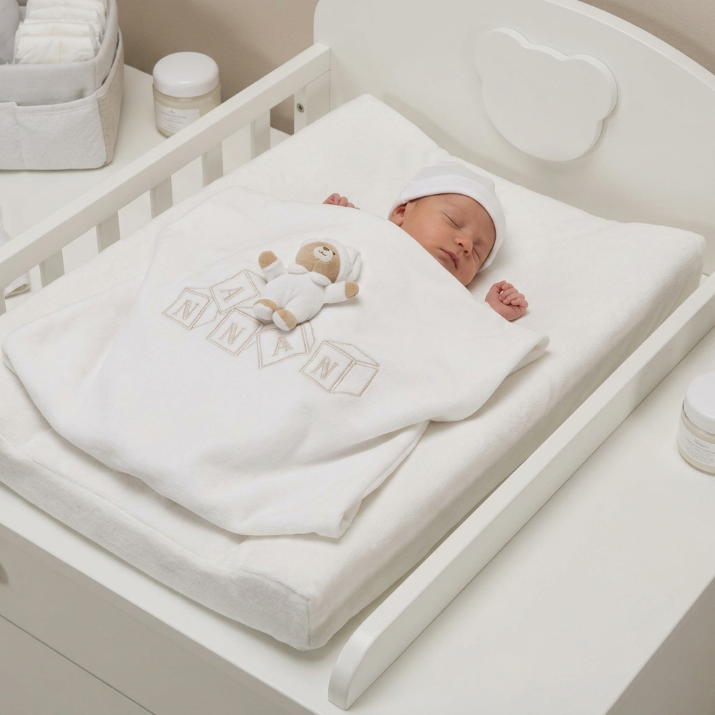 Nanán bavlnená letná deka do kočíka Dadini – smotanová, jemná a priedušná
