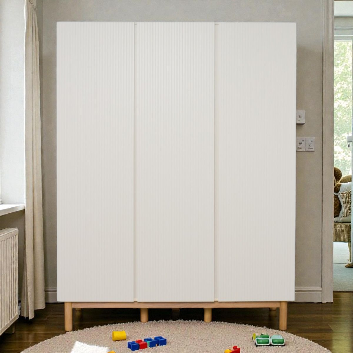 Quax trojdverová skriňa Mood Clay