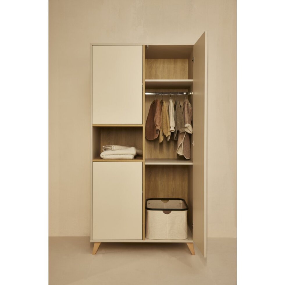 Quax dvojdverová skriňa Loft clay