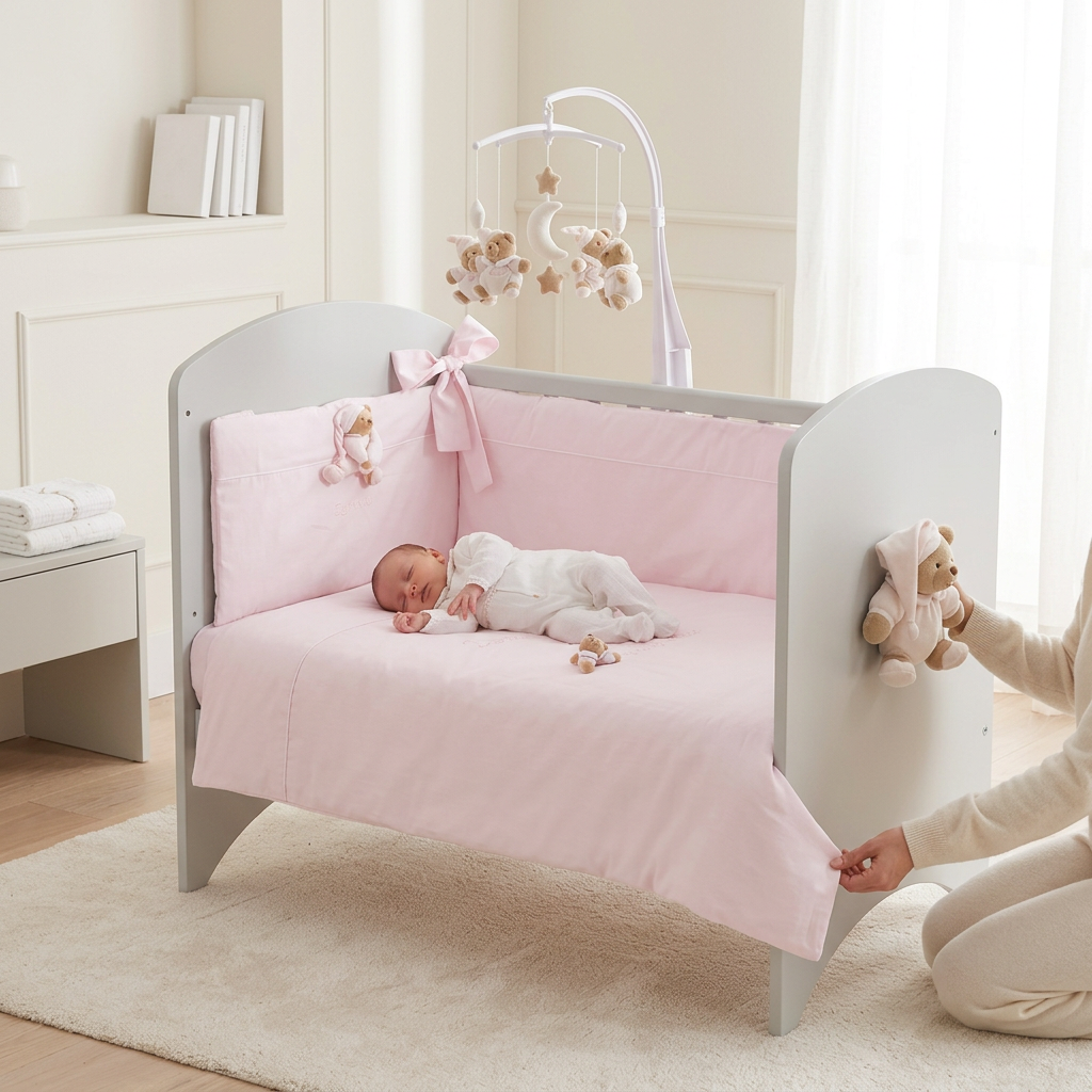 Nanán mini ložní set Puccio růžový