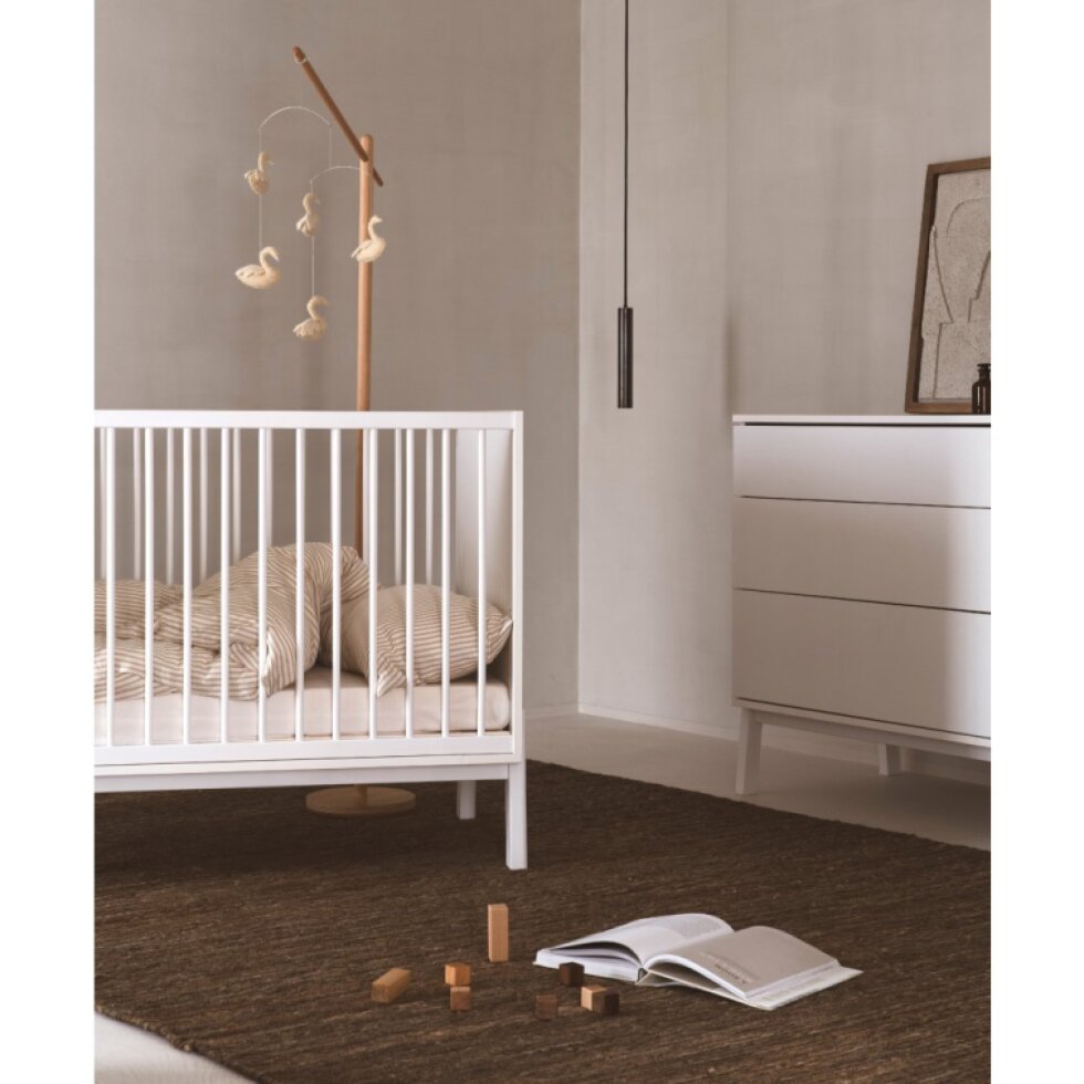 QUAX detská postieľka Ashi 120x60cm - Cream