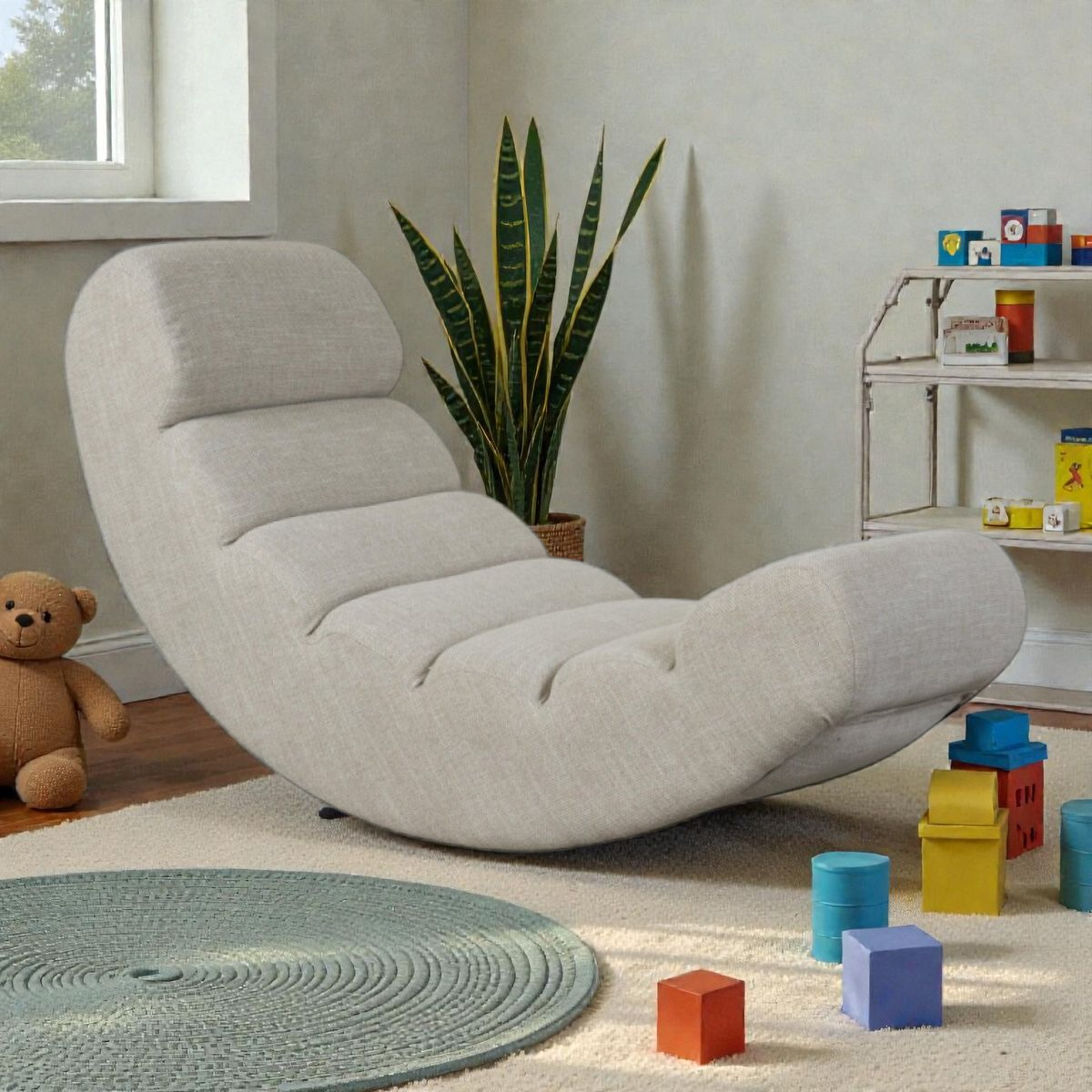 Quax štýlové hojdacie kreslo Banana - Clay