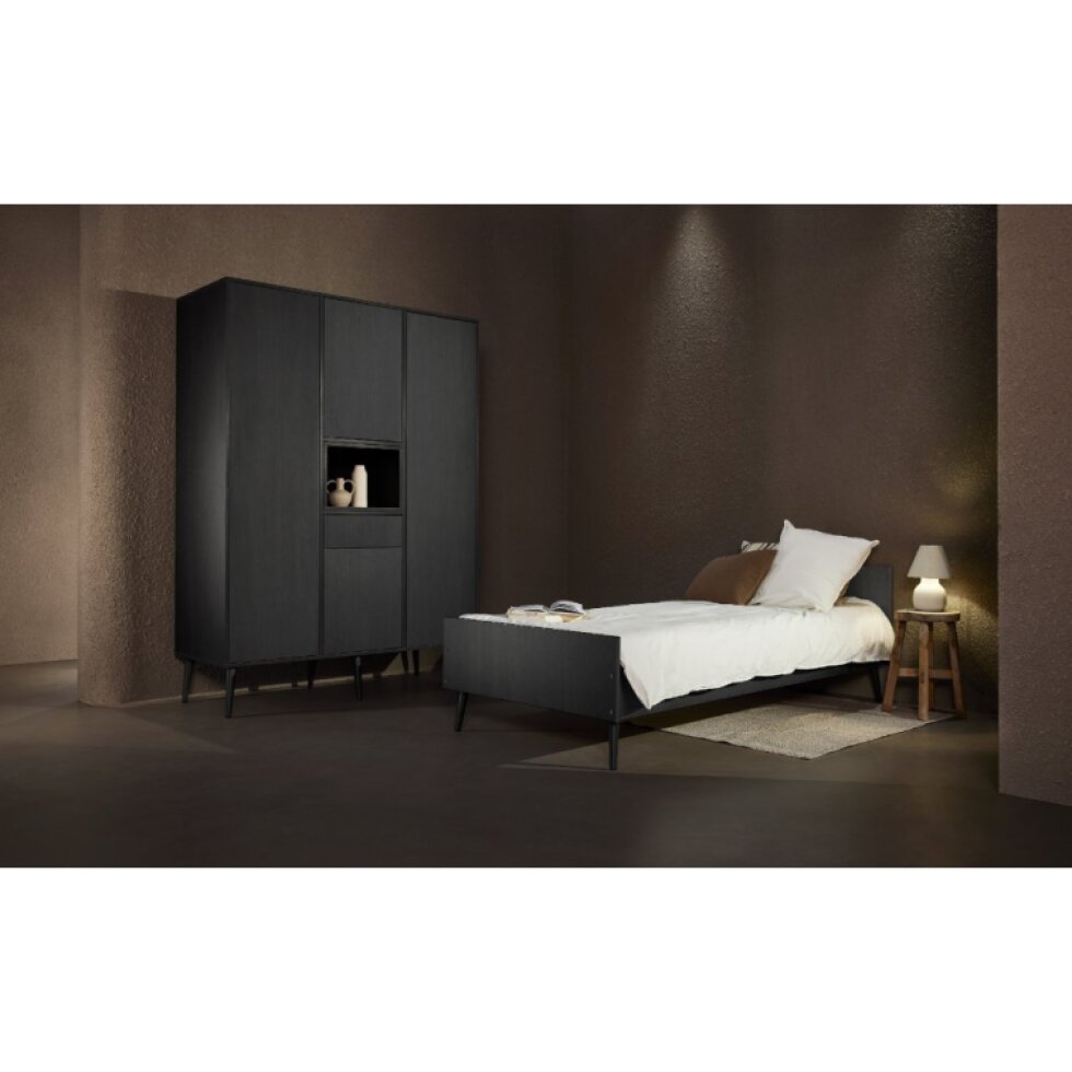 Quax junior posteľ Cocoon Eboni 200x90cm