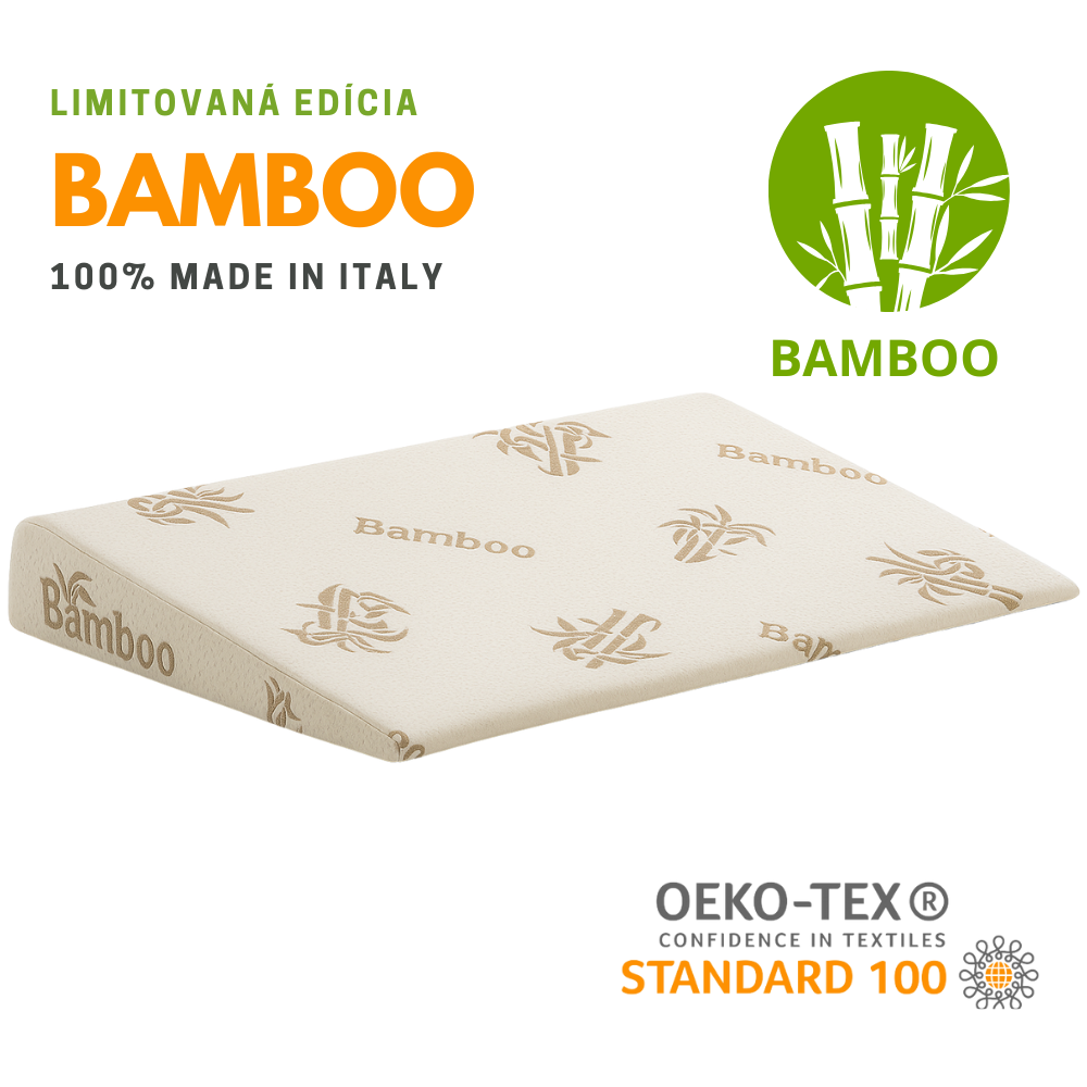 Antirefluxný detský vankúš do kolísky Bamboo - 35x50cm