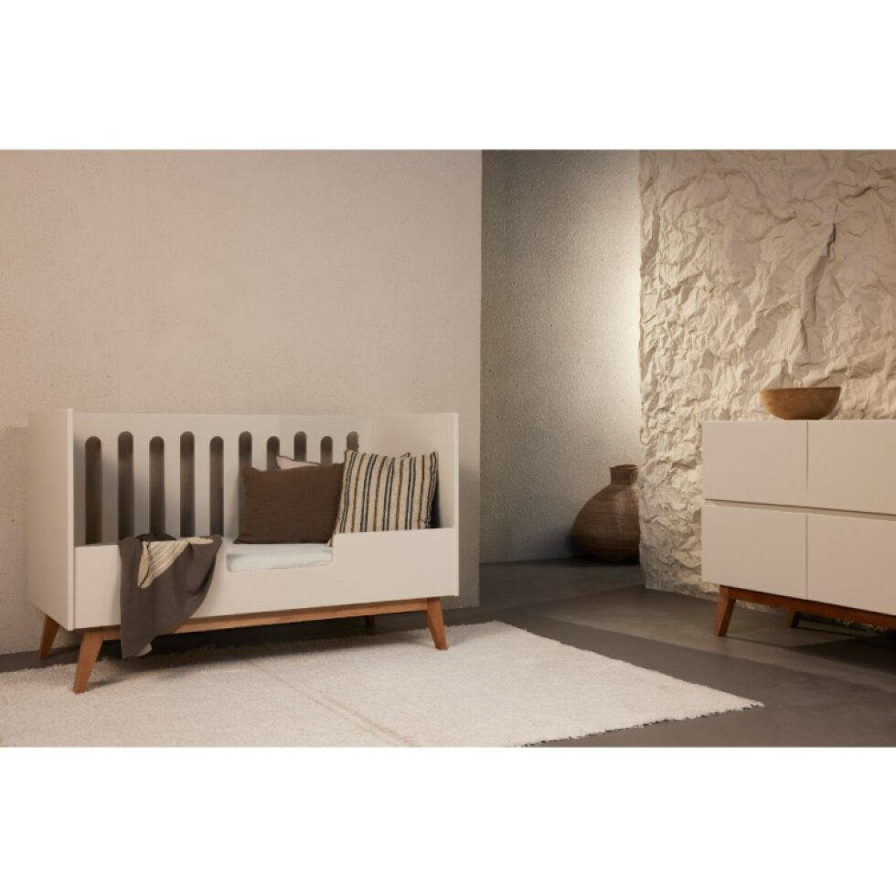 Quax prestaviteľná postieľka Trendy Clay 140x70cm (3v1)