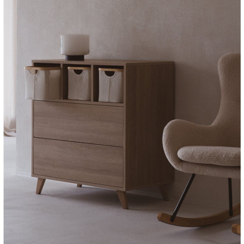 QUAX prebaľovací rám na komodu LOFT - Honey Ash