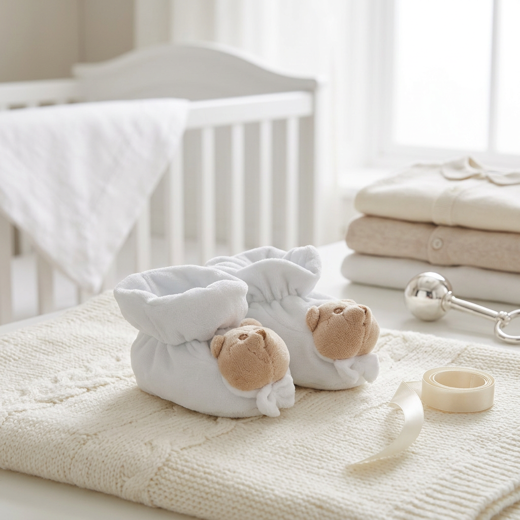 Nanán detské capačky Puccio modré - – mäkučké a elegantné topánočky pre bábätká