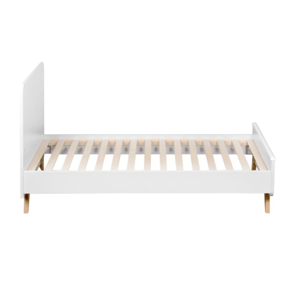 QUAX prestaviteľná postieľka Loft white 140x70cm (2v1)
