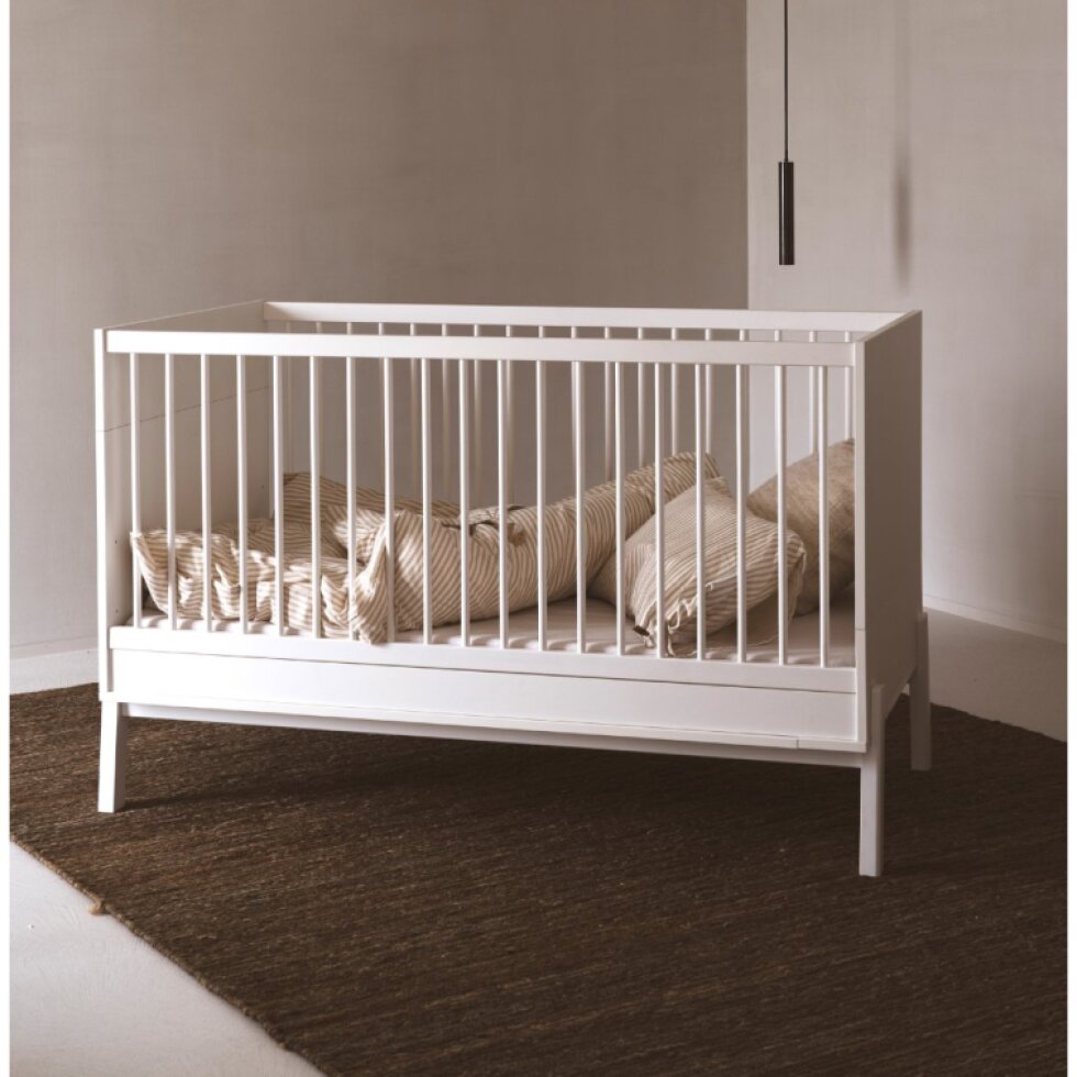 QUAX rastúca postieľka Ashi 140x70cm (2v1) - Cream