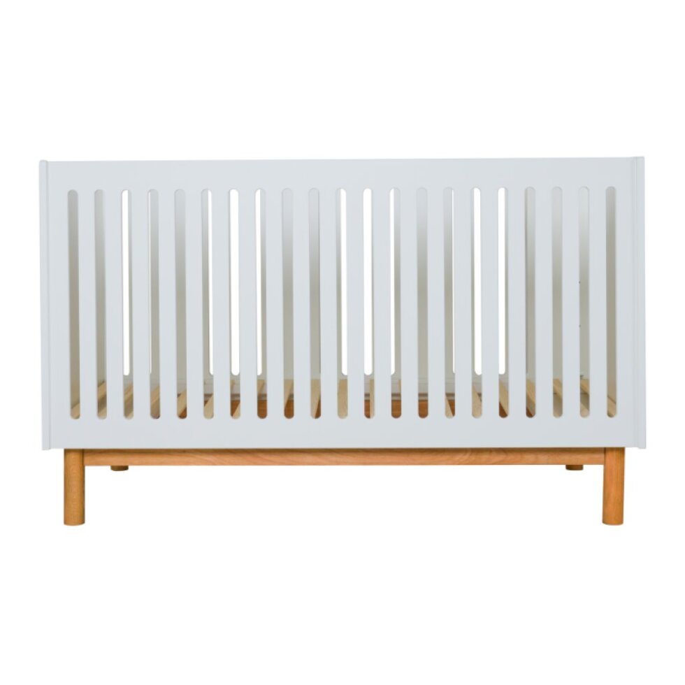 QUAX prestaviteľná postieľka Mood White 140x70cm (2v1)