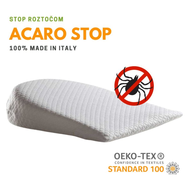 Antirefluxní klínový polštář do kočárku AcaroStop - 30x33cm