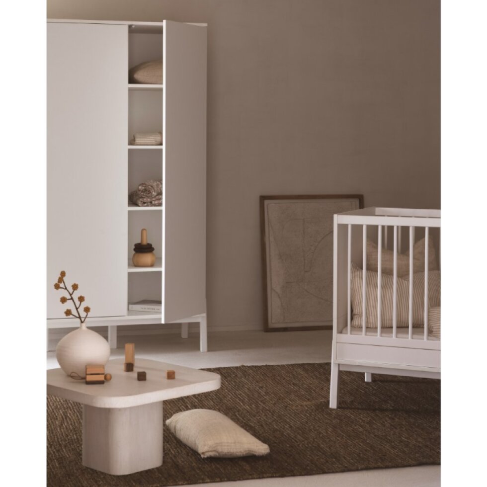 Quax dvojdverová detská skriňa Ashi - Cream