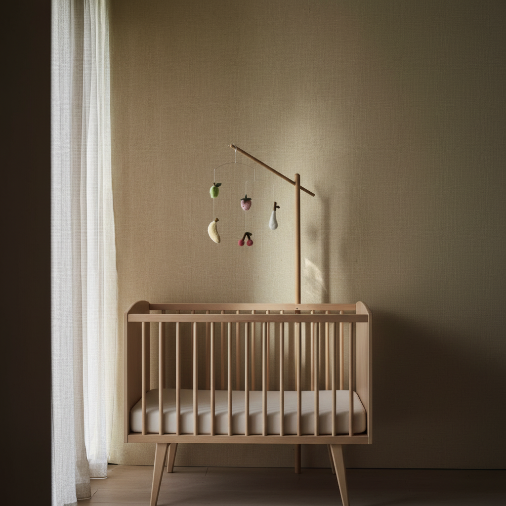 QUAX Závesné hračky pre kolotoč nad postieľku - Fruit